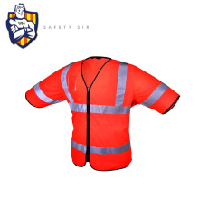 Finely Processed Safety  Reflective Hi Vis Waterproof Red Jacket